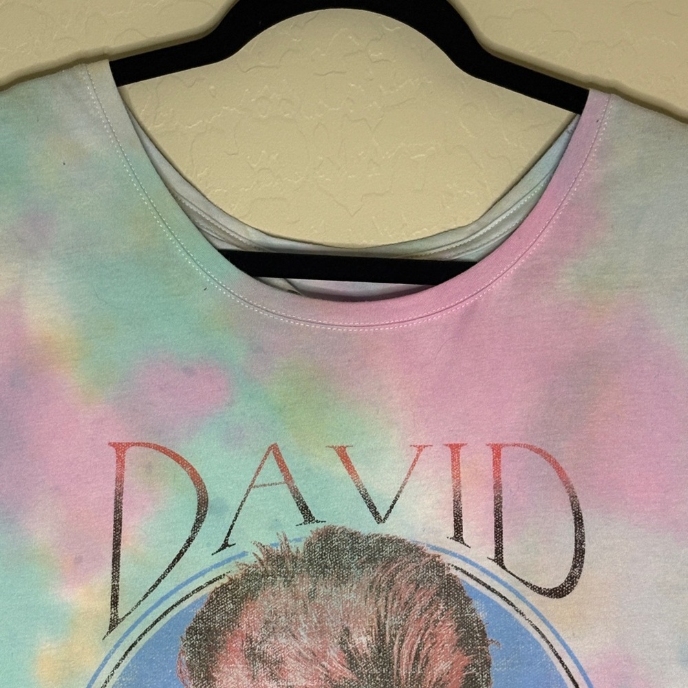 David Bowie Tie-Dye Women’s T-shirt - Picture 6 of 10